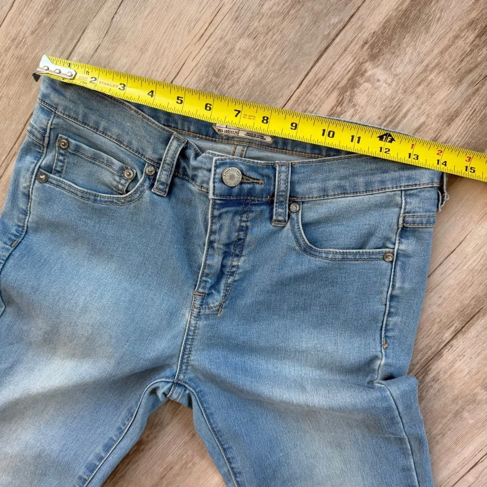 Free People Just Float On Flare Jeans Light Wash Boho 70s Women's W27